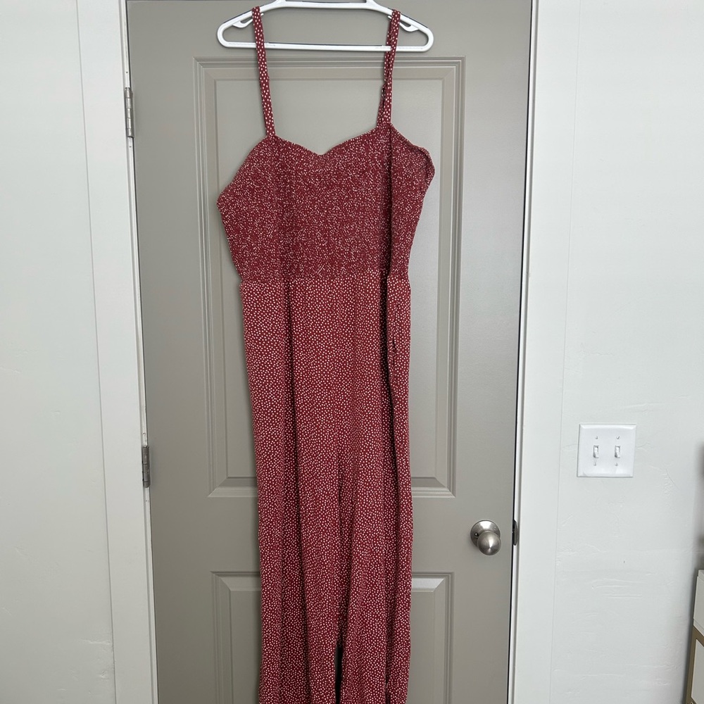Red/Orange Polka Dot Old Navy Jumpsuit